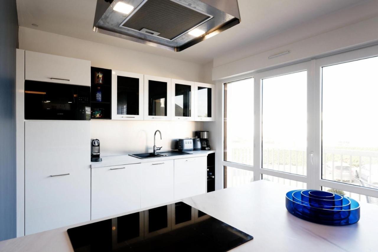 Le Luxe & Votre Vue Mer A Ouistreham Riva Bella Ngoại thất bức ảnh