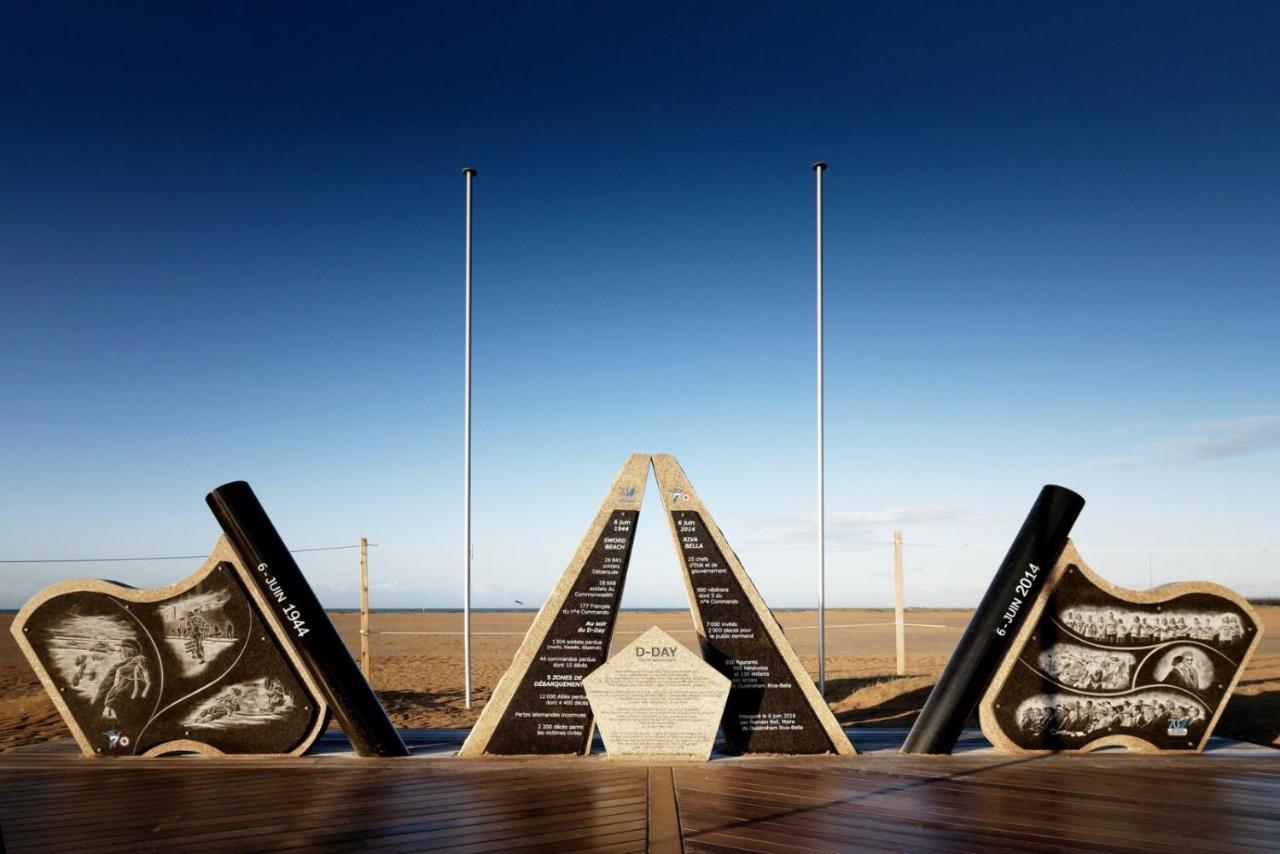 Le Luxe & Votre Vue Mer A Ouistreham Riva Bella Ngoại thất bức ảnh